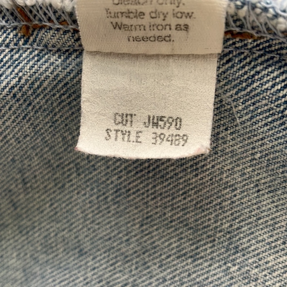 Vintage J Crew denim jean jacket - Picture 6 of 6